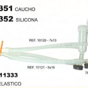 PTO. ORDEÑO PEZONERA1257 CAUCHO + COLECTOR 7810  + “Y” DE LECHE