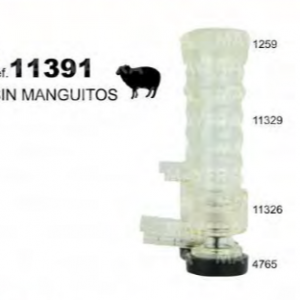 PTO. ORDEÑO OVEJAS/CABRAS G-50 PEZONERA 1259 SIN MANGUITOS