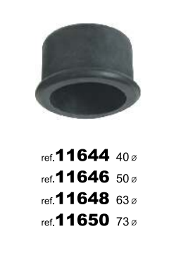 TAPON GOMA HEMBRA 63mm EXTERIOR