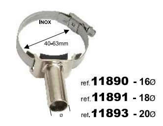 TOMA DE LECHE RECTA 20mm INOX (40/60mm)(OPCIÓN CAMBIAR A 50/70)