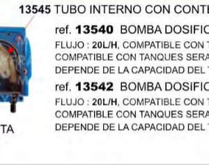 RULETA BOMBA DOSIFICADORA