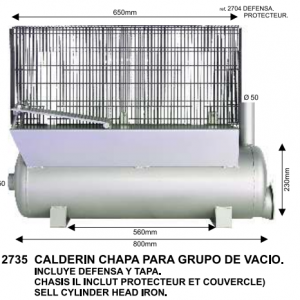 CALDERIN INOX 70L. PARA MONTAR BANCADA