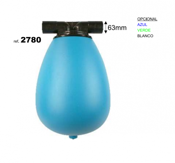 CALDERIN AEREO 33L. SALIDA 63mm