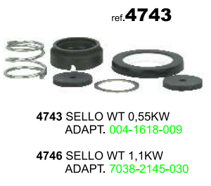 SELLO ADAPT.WESTF. 0,55kw(3/4) 004-1618-009