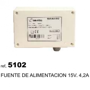 FUENTE ALIMENTACION 15V. 4,2A PULSADOR WAIKATO