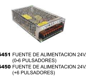 FUENTE DE ALIMENTACION 24V. 4,5A (+ 6 PULSADORES) S-100F