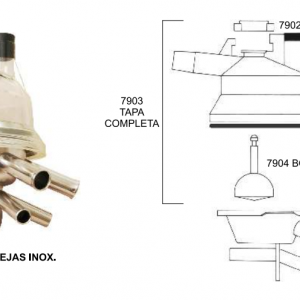 COLECTOR OVEJAS INOX
