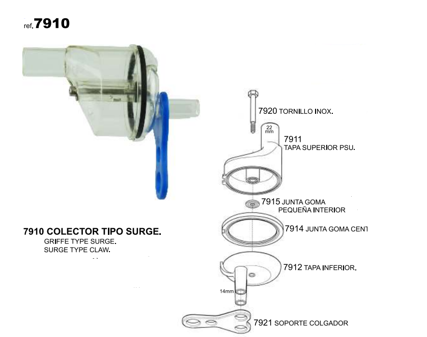 COLECTOR TIPO SURGE - Imagen 2