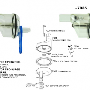 COLECTOR TIPO SURGE