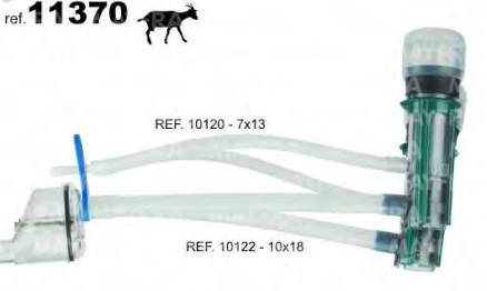 PTO. ORDEÑO TOP FLOW LIGERO CABRAS CON MANGUITOS + COL. 7910